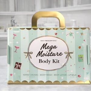 Body Prescriptions Mega Moisture Body Kit | 5-Piece Bath & Body Gift Set | New